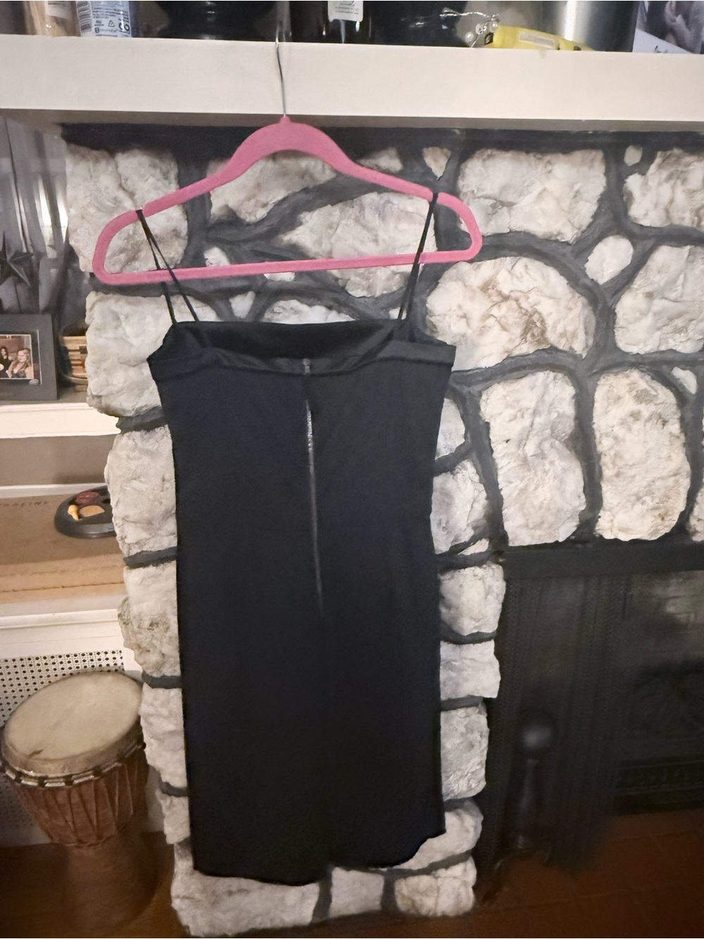 D&G Dolce & Gabbana Black Satin Slip Dress IT 44 Spaghetti Strap Cocktail - Picture 2 of 5